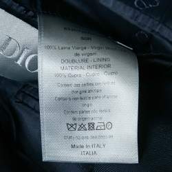 مملوكة مسبقًا Dior Homme Blue Gabardine Regular Fit Blazer L