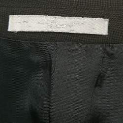 Pre Owned جاكيت ديور هوم صوف أسود بقصة عادية مقاس كبير - لارج