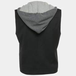 مملوكة مسبقًا سترة بدلة من صوف فيرجن أسود ديور أوم مقاس كبير جدًا - إكس لارج