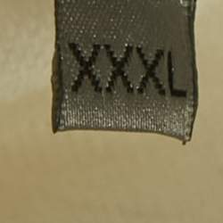 Pre Owned تي شيرت ديور هوم رجالي أوبيك أبيض تيري قطن جاكار بقصة مريحة مقاس كبير جداً جداً جداً