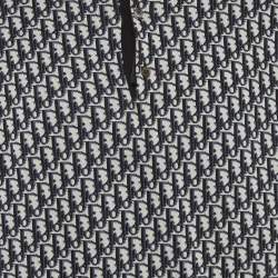 Pre Owned Dior Homme Blue Oblique Cotton Polo T-Shirt L