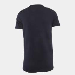 Pre Owned Dior Homme Blue Jersey Pocket Detail T-Shirt S