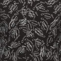 Pre Owned Dior Homme All-Over Logo Print Cotton Long Sleeve Shirt M
