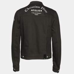 Pre Owned Dior Homme Black Denim Jacket XL