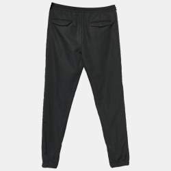مملوكة مسبقًا Dior Homme Side Logo Tape Wool Joggers S
