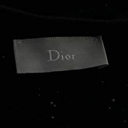 Pre Owned Dior Homme Dark Blue Bee-Embroidered Cotton Crewneck T-Shirt M