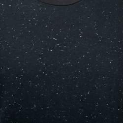 Pre Owned Dior Homme Dark Blue Bee-Embroidered Cotton Crewneck T-Shirt M