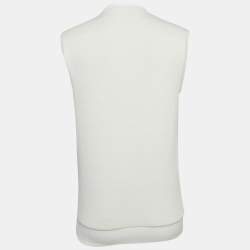 Dior Homme Embroidered Knit Vest Sweatshirt XS