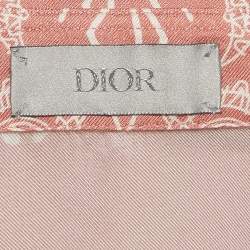 Pre Owned Dior Homme Pink Bandana Print Silk Shirt XS
