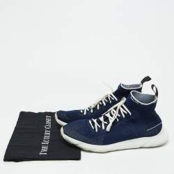 Dior Homme Blue Knit Fabric B21 Sock Sneakers Size 41