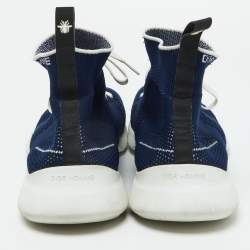 Dior Homme Blue Knit Fabric B21 Sock Sneakers Size 41
