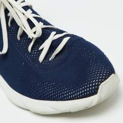 Dior Homme Blue Knit Fabric B21 Sock Sneakers Size 41