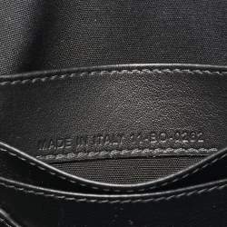 Dior Black CD Diamond Coated Canvas and Leather Toiletry Pouch