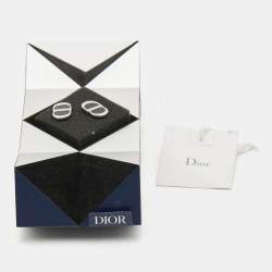 Dior CD Icon Resin Sterling Silver Cufflinks