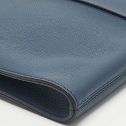 مملوكة مسبقًا ‎حافظة مستندات ديور جلد أزرق داكن