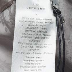 Pre Owned Dior Homme Pink Canvas Logo Embroidered Baseball Cap L