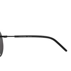 Pre Owned Dior Black Metal DIORSCALE Aviator Sunglasses