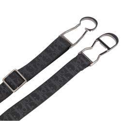 Pre Owned Dior Black CD Logo Belt 100cm
