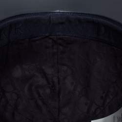 Pre Owned Dior Homme Navy Blue Oblique Jacquard Baseball Cap L