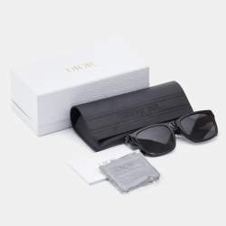 Pre Owned Dior Black/Black DiorB23 S2F Wayfarer Sunglasses 