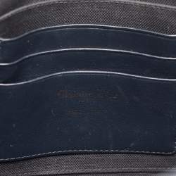 Pre Owned Dior Blue Oblique Jacquard Canvas 30 Montaigne Dea Pouch