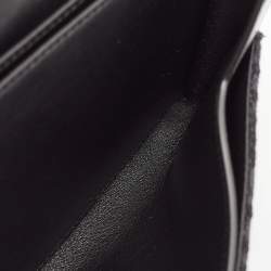 Dior Black Oblique Canvas and Leather Elite Pouch Crossbody Bag