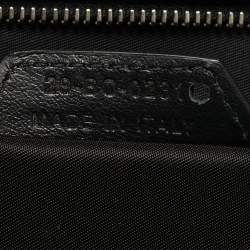 Dior Black Oblique Perforated Leather Galaxy World Tour Shoe Case