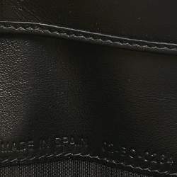 Dior Navy Blue Oblique Canvas Vertical Bifold Wallet