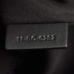 Dior Black PVC Coated Canvas CD Diamond Lingot Messenger Bag