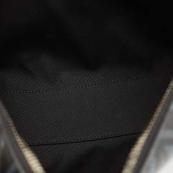Dior Black PVC Coated Canvas CD Diamond Lingot Messenger Bag