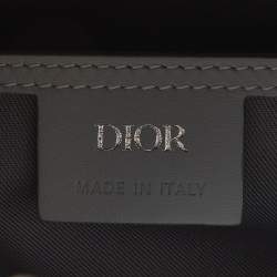 مملوكة مسبقًا Dior Grey CD Diamond Coated Canvas Mini Rider Sling Bag