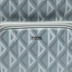 مملوكة مسبقًا Dior Grey CD Diamond Coated Canvas Mini Rider Sling Bag