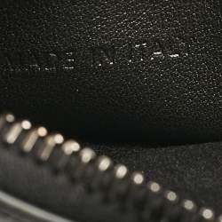 Pre Owned حقيبة يد ديور قماش مطلي بالألماس أسود CD حجم A5