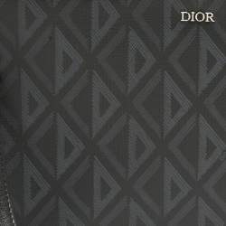 Pre Owned حقيبة يد ديور قماش مطلي بالألماس أسود CD حجم A5