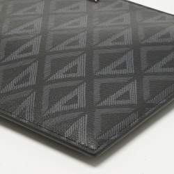 Pre Owned حقيبة يد ديور قماش مطلي بالألماس أسود CD حجم A5