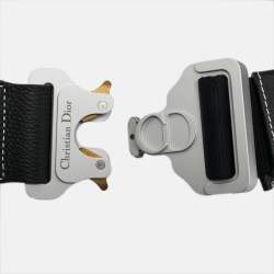 Pre Owned Dior Black Leather Saddle Crossbody Bag