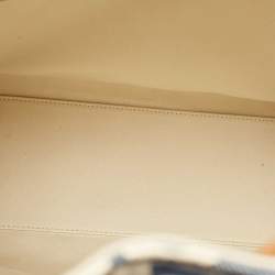 مملوكة مسبقًا حقيبة ظهر ديور دينيم أوبليك أزرق/بيج ورافيا هيت ذا رود