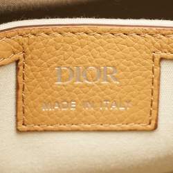 مملوكة مسبقًا حقيبة ظهر ديور دينيم أوبليك أزرق/بيج ورافيا هيت ذا رود