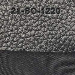 Pre Owned Dior Navy Blue Oblique Canvas and Leather Saddle Messenger Bag