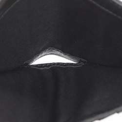 Pre Owned Dior Black Oblique Jacquard Bifold Wallet