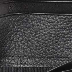 Pre Owned Dior Black Oblique Jacquard Bifold Wallet