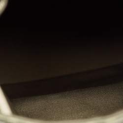 Pre Owned Dior Hit The Road Olive Green Diamond Coated Canvas and Leather Backpack