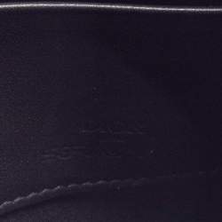 Dior x Sorayama Black Leather Large Zip Pouch