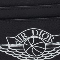 مملوكة مسبقًا Dior Navy Blue Leather Air Dior Card Holder