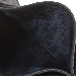 مملوكة مسبقًا Dior Navy Blue Leather Air Dior Card Holder