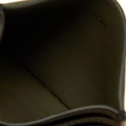 Dior Olive Green Leather Card Holder