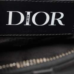 Dior Black Nylon and Leather Saddle Crossbody Bag