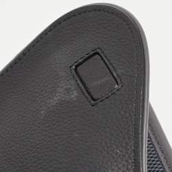 Dior Black Nylon and Leather Saddle Crossbody Bag