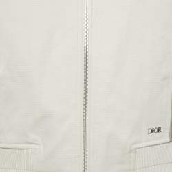 Dior Homme Light Beige Cotton Zip-Up Jacket S