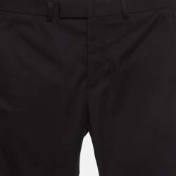 Pre Owned بنطلون تويل بانتظام ديوغ هوم أزرق كحلي مقاس صغير